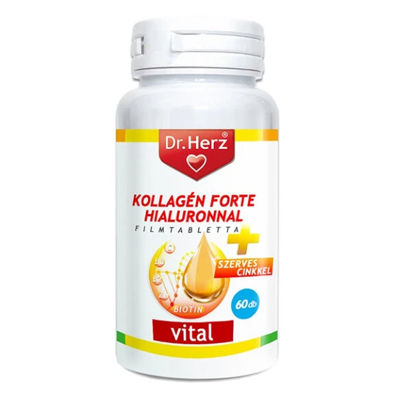 Dr. Herz Kollagén Forte Hialuronnal (60 db)