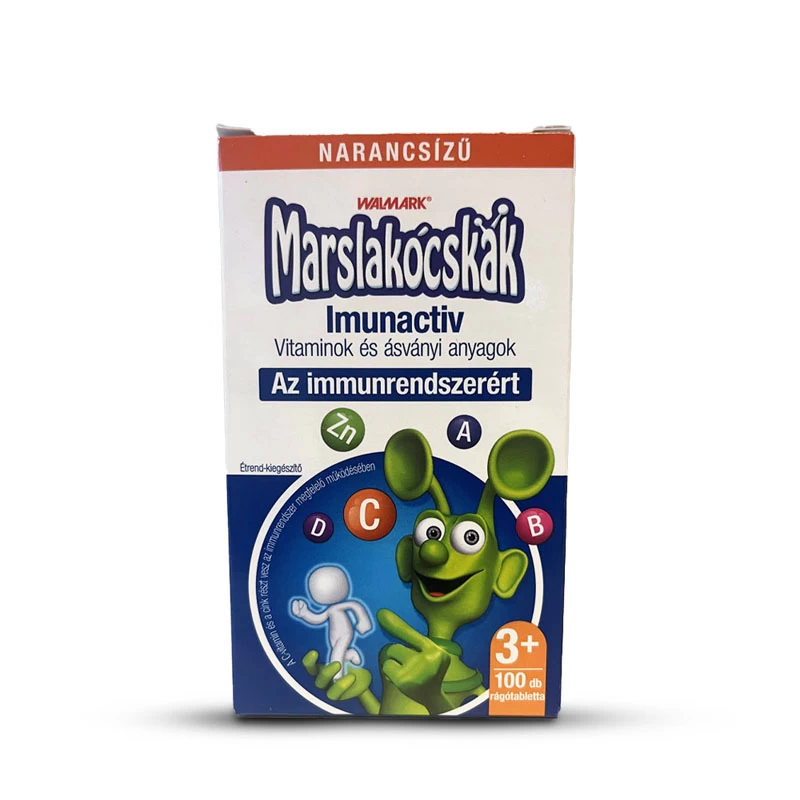Marslakócskák imunactiv narancs rágótabletta