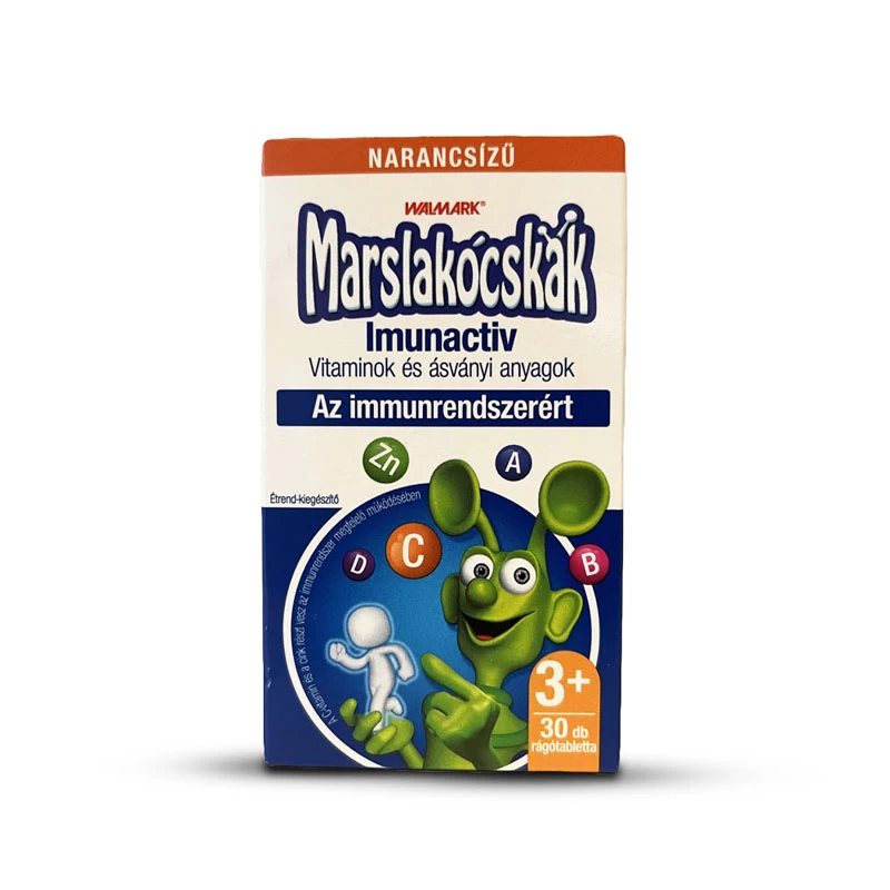 Marslakócskák imunactiv narancs rágótabletta