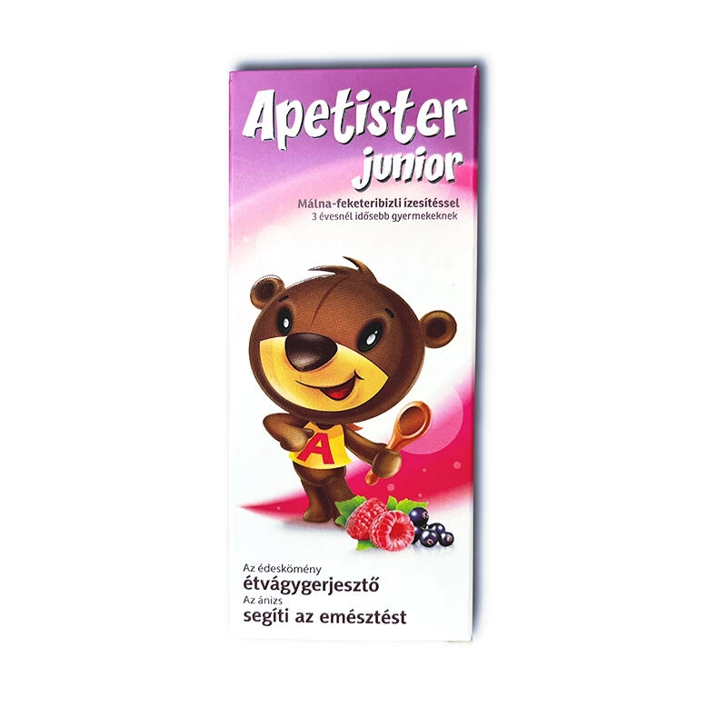Apetister junior málna-feketeribizli oldat 100 ml