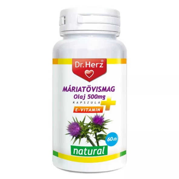 Dr. Herz Máriatövismag olaj kapszula (60 db)
