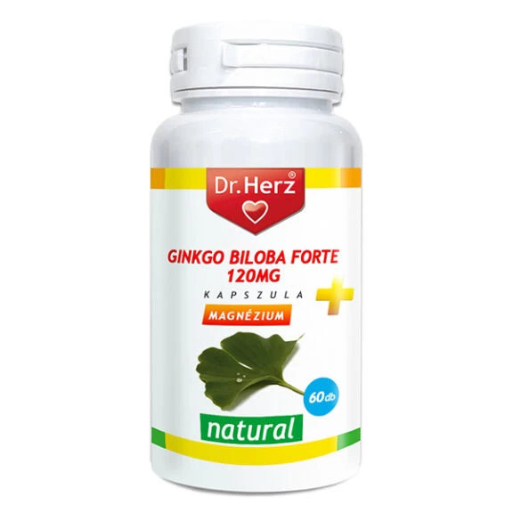 Dr. Herz Ginkgo Biloba Forte 120mg+ Magnézium