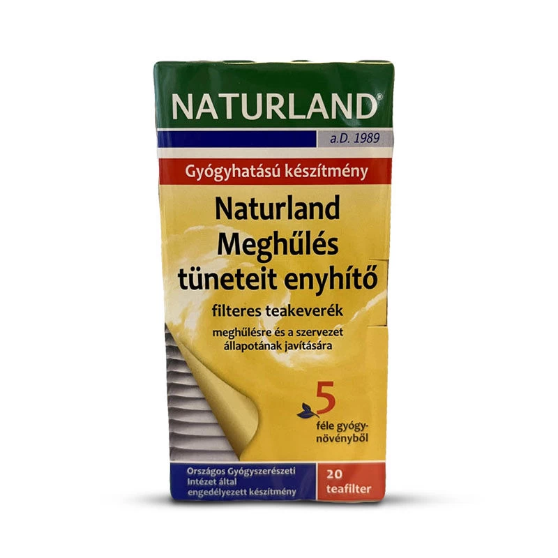 Naturland Meghűlés tüneteit enyhítő filteres tea
