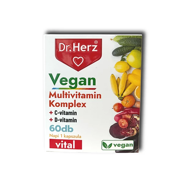 Dr. Herz Vegan Multivitamin Komplex (60db)