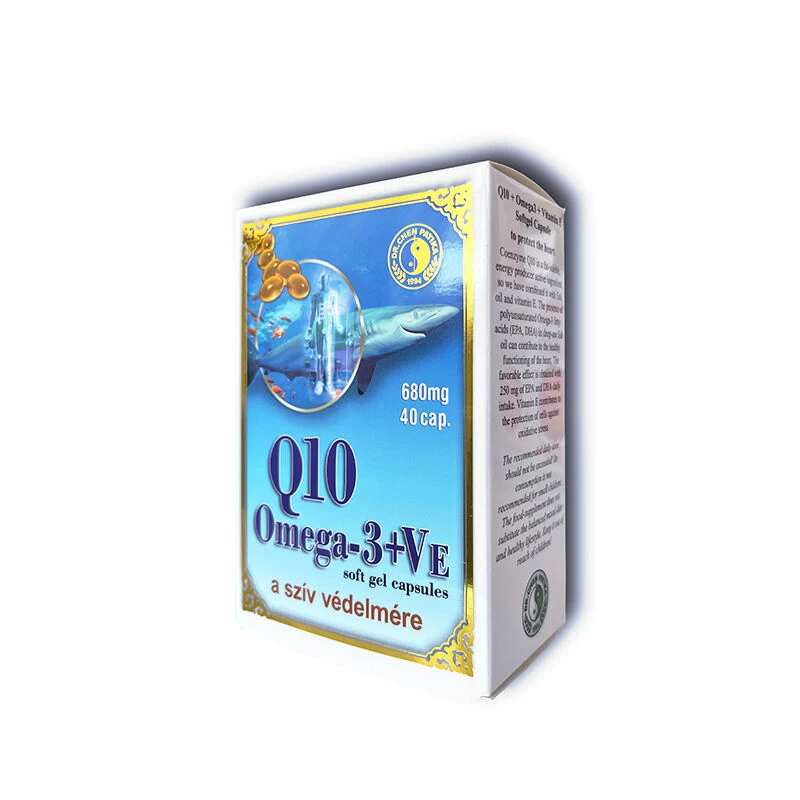 Q10+Omega-3+E-vitamin 680mg lágy kapszula 40db